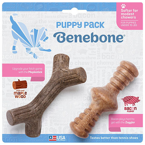 BENEBONE Puppy Pack (Maplestick + Zaggler) Jouet à mâcher
