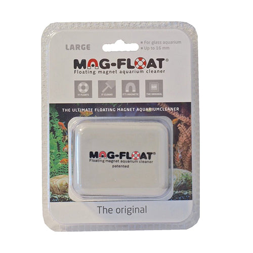 Mag-float algenmagneet vierkant voor glas tot 16 mm