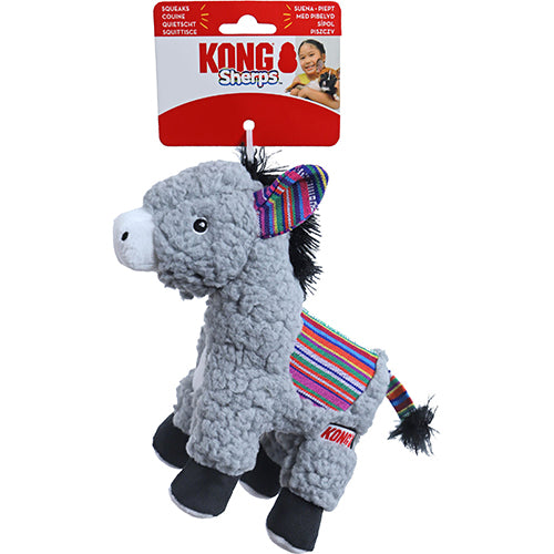 Kong - Hondenknuffel -  sherps ezel - 20,5 x 7 x 17 cm