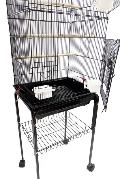 Peep vogelkooi op voet 46 x 36 x 154 cm