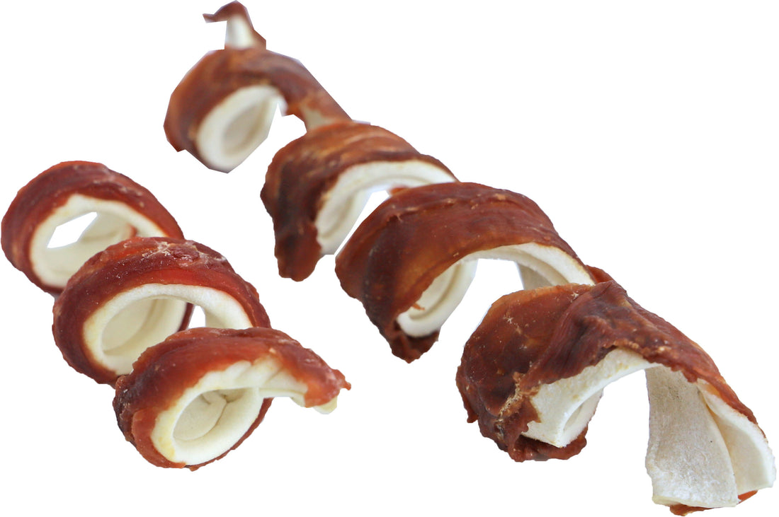 Boon Natuurlijke Snack eend, wokkel met eend, 16 cm, zak a 1 stuk