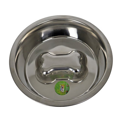 Boony slowfeeder rvs botmodel 24 cm - 2200 ml