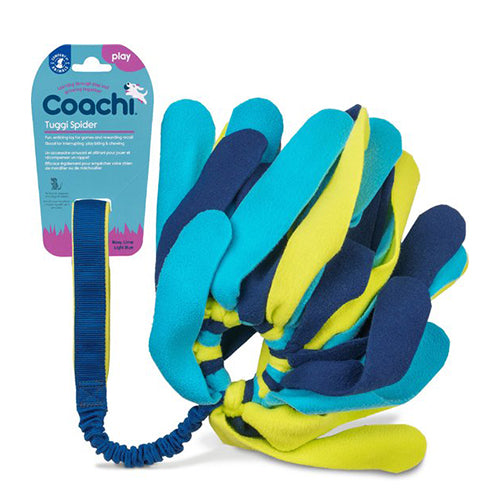 Coachi tuggi spider navy blauw, lime 80 cm