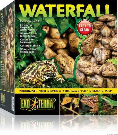Exo Terra Pebble waterfall - Terrarium decoratie - Medium - 19 x 21,5 x 18,5 cm