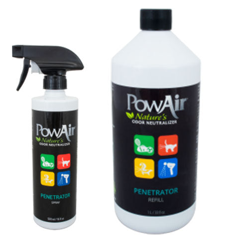 Powair Penetrator Geruchsbeseitiger – Erhältlich in Sprühflasche und Nachfüllpackung
