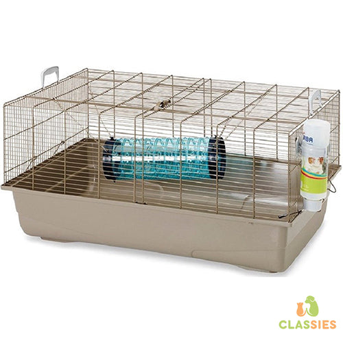 Knaagdierenkooi Ruffy 2 grijs 80 x 50 x 38 cm