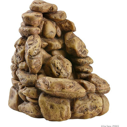 Exo Terra Pebble waterfall - Terrarium decoratie - Medium - 19 x 21,5 x 18,5 cm