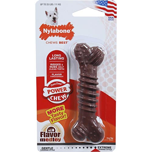 Nylabone dura chew harde bijters bot met medley