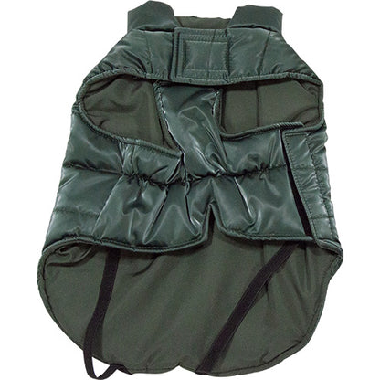 Jack and Vanilla Hondenjas Puffer Groen – Warm, Wasbaar &amp; Met Rits voor Tuigje - Verkrijgbaar in 6 maten