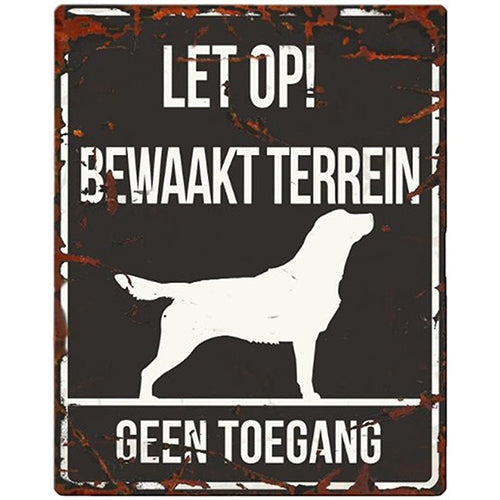 D&amp;amp;D Home - Panneau de garde - Retriever - 20x25 cm