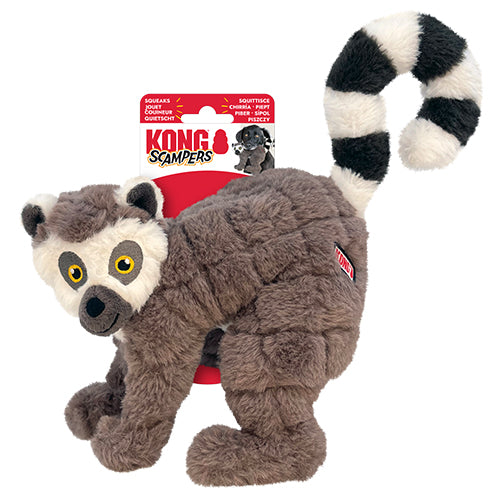 Kong hond knuffel scampers lemur medium 25 cm