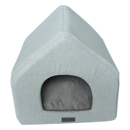 Animal Boulevard Home &amp; Away Honden/ Katten Huis - 46x43x42 cm - Verkrijgbaar in Donkergrijs en Lichtgrijs