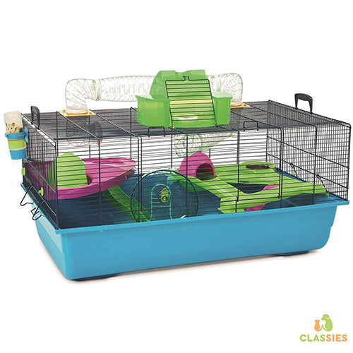 Hamsterkooi heaven metro 80 x 50 x 50 cm marine