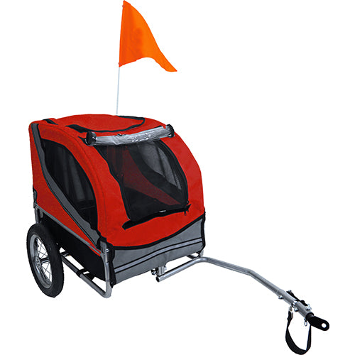 Boony Fietskar runner 1 rood - grijs tot 25 kg