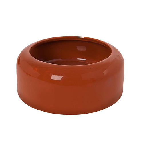 Eetbakje voor knaagdieren - keramiek bruin 250 ml