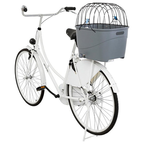 Trixie Fietsmand voor bagagedrager, kunststof/metaal, 36 × 47 × 46 cm, grijs