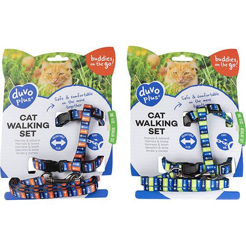 Katzengeschirr - Gassi-Set 20-35cm - 10mm - 125cm