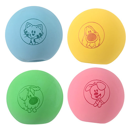 Woezel & Pip Hondenspeelgoed - Latex Bal 7,5 cm - Verkrijgbaar in 4 kleuren
