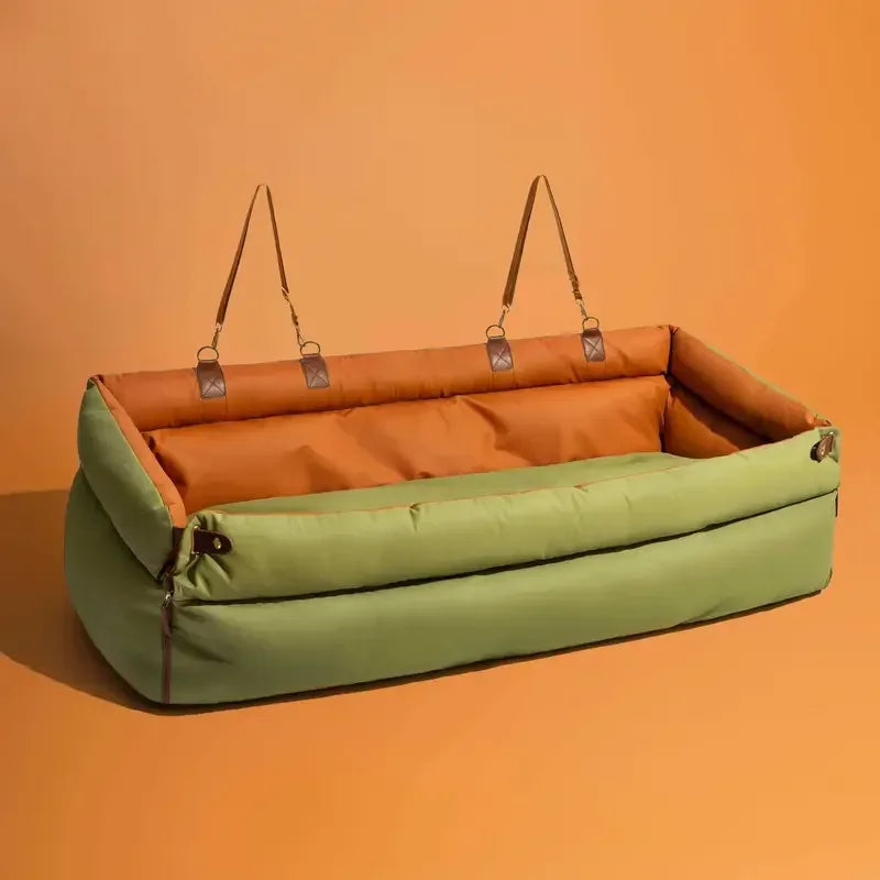 Autostoel enkel of dubbel - kunstleer - 55 - 120 cm