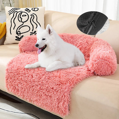 Luxe Hondenbed Sofa – Fluffy Kussen voor Grote Honden en Katten