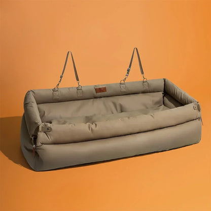 Autostoel enkel of dubbel - kunstleer - 55 - 120 cm