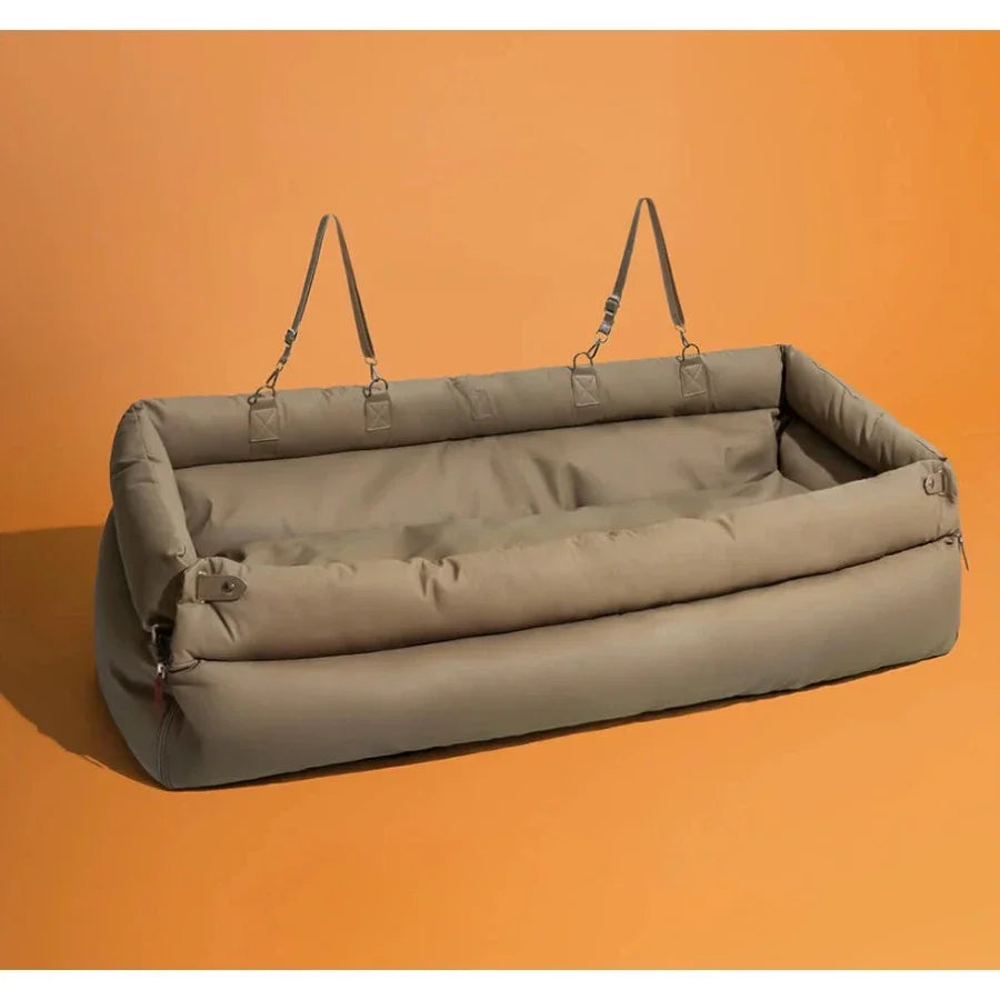 Autostoel enkel of dubbel - kunstleer - 55 - 120 cm