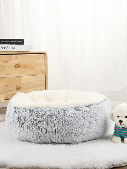 Donut kussen - mandje voor hond of kat - 40 - 100 cm