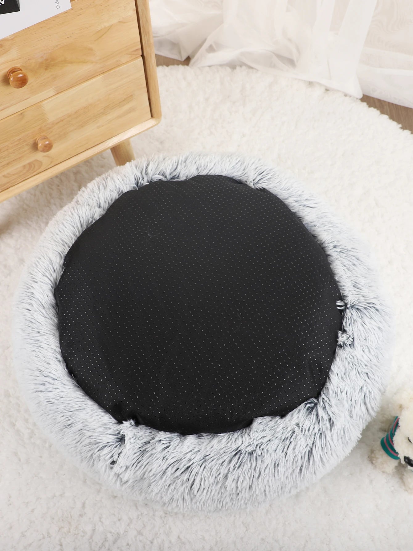 Donut kussen - mandje voor hond of kat - 40 - 100 cm