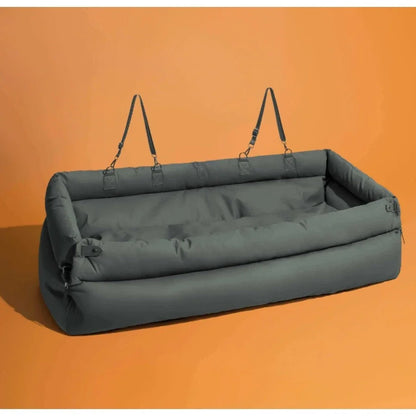 Autostoel enkel of dubbel - kunstleer - 55 - 120 cm