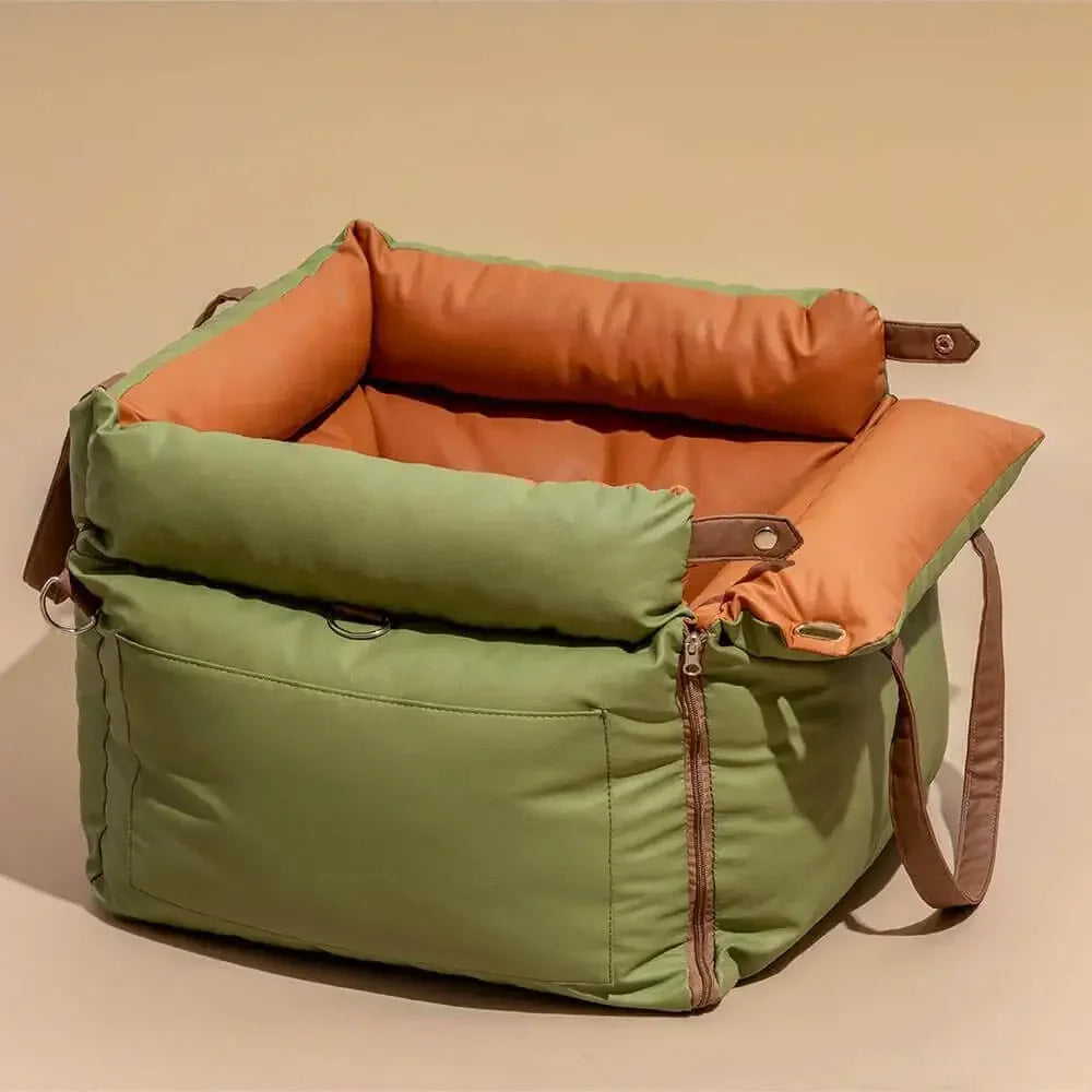 Autostoel enkel of dubbel - kunstleer - 55 - 120 cm