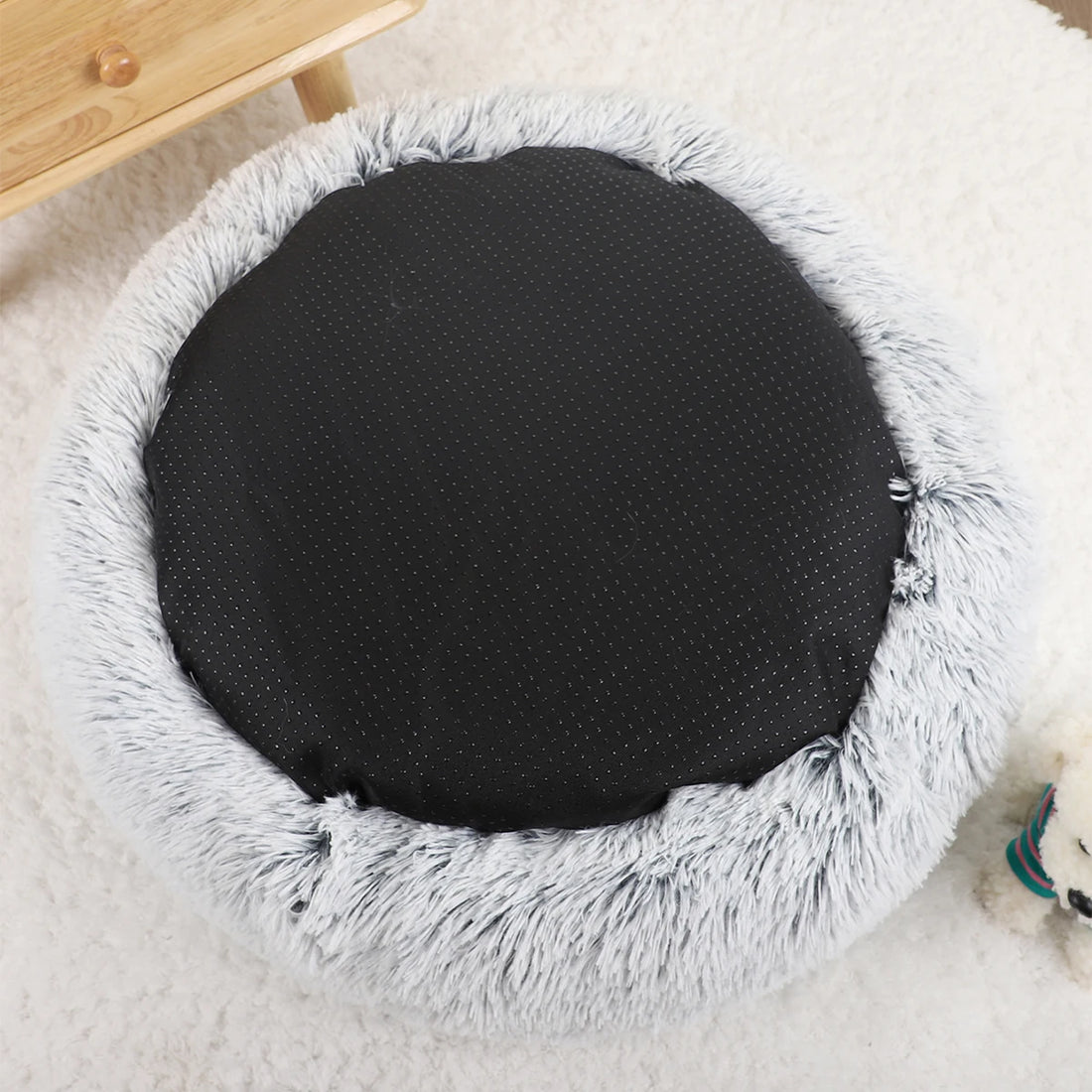 Donut kussen - mandje voor hond of kat - 40 - 100 cm