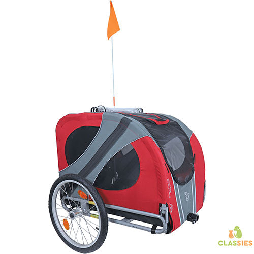 DoggyRide fietskar Novel 20 cabin only, rood/grijs (zonder trekstang)