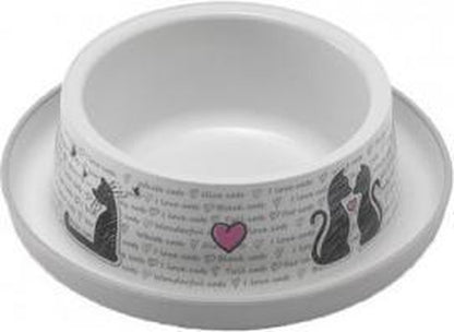 Moderna Trendy Dinner Voerbak - Cats in Love - 16 cm
