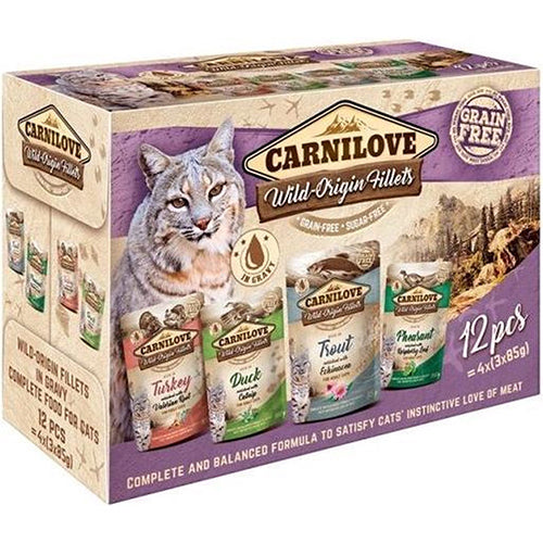 Carnilove Cat pouch Multipack (12 x 85 g)