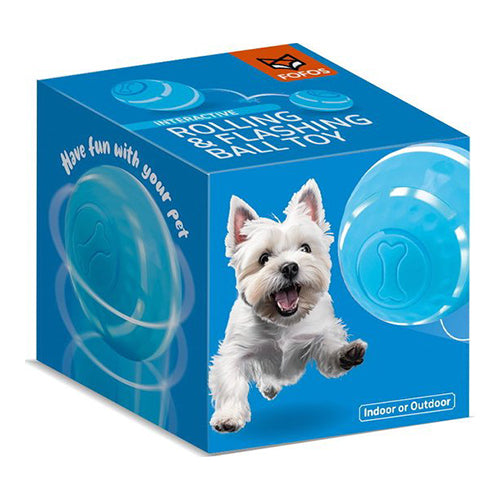 Fofos rolling bal leuke speelbal met lichtjes Ø 8.5 cm