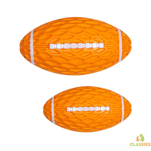 Jack and Vanilla RUBBER TOYS Rugbybal Oranje-14,5cm