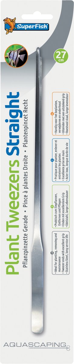 Superfish RVS Planten Pincet Recht - 27 cm