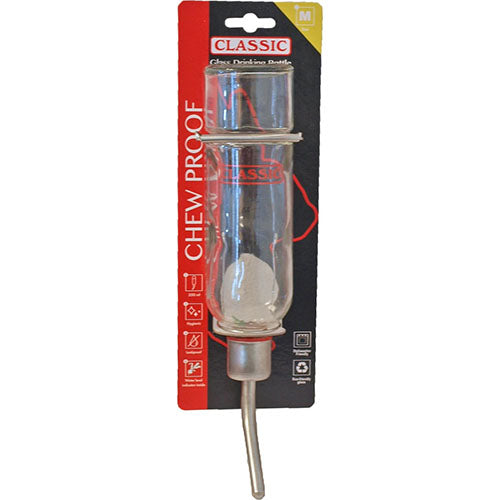 Classic - Trinkbrunnen - Trinkflasche für Nager - Glas - Mittel - 350 ml
