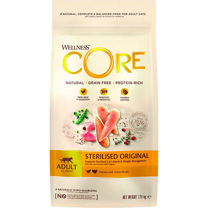 Wellness Core kattenvoer - droogvoer - Dry - verschillende smaken - 0,3 - 1,75 - 4 kg