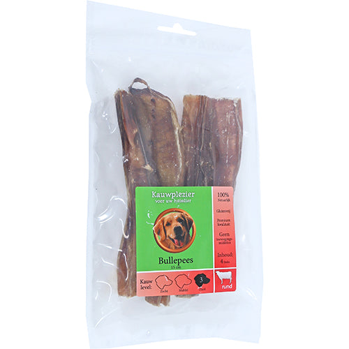 Natuurlijke Snack Rund - Bullepezen verkrijgbaar in verschillende maten