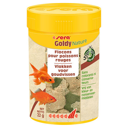 Nourriture pour poissons rouges sera Goldy Nature en différentes tailles