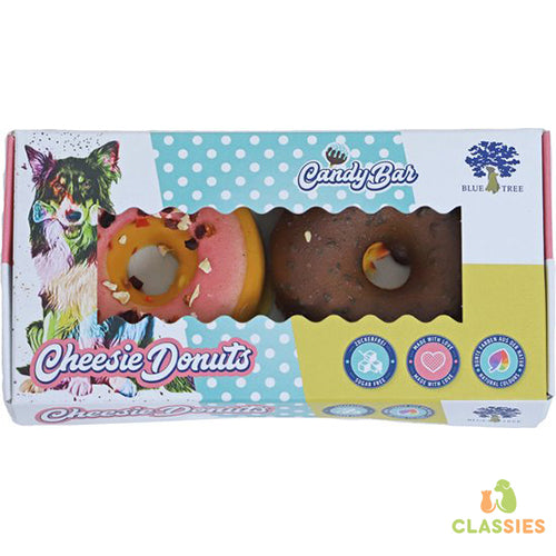 Hondensnack - Blue Tree Calciumrijke, Lactosevrije Cheesie Donut - 60 gram