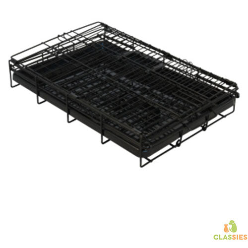 Banc grillagé Jack and Vanilla avec 2 portes noir