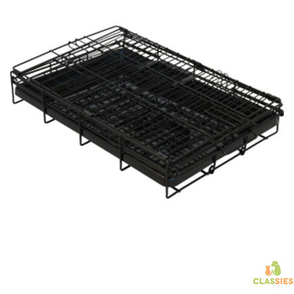 Banc grillagé Jack and Vanilla avec 2 portes noir
