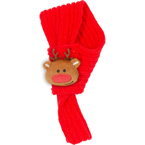 Jack and Vanilla kerstsjaal - rode sjaal voor de feestdagen - 45 cm