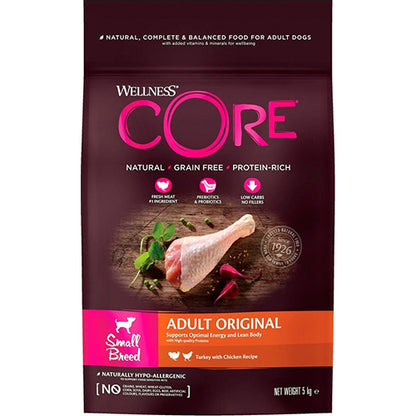 Wellness Core sans céréales - nourriture pour chien - nourriture sèche - 5 kg