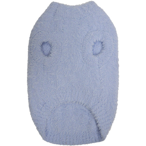 Jack and Vanilla Dogwalk Sweater Plush Milano - Zachte Warme Hondentrui - Kleur: Blauw - Verkrijgbaar in 6 maten
