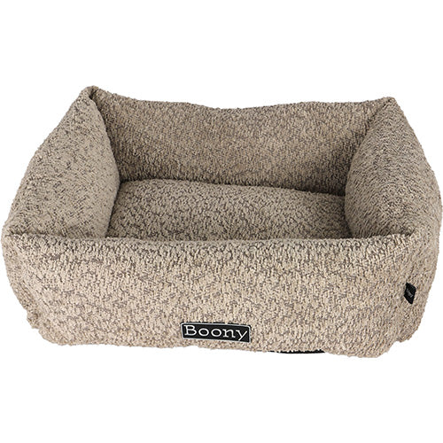 Boony Lounger Hondenmand/ Kattenmand Chenille - Bruin - Verkrijgbaar in 3 maten