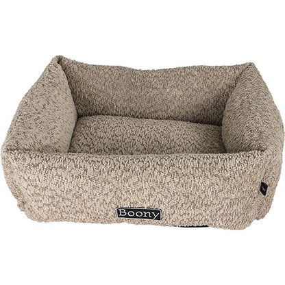 Boony Lounger Hondenmand/ Kattenmand Chenille - Bruin - Verkrijgbaar in 3 maten