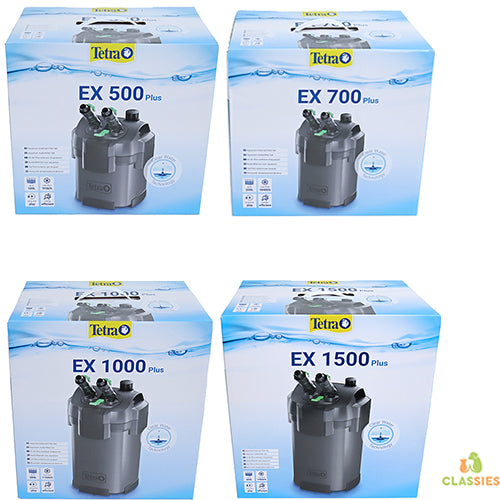 Tetra buitenfilter Ex serie - 500 - 700 - 1000 - 1500 plus